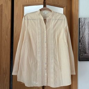 NWT Coldwater Creek blouse 1x